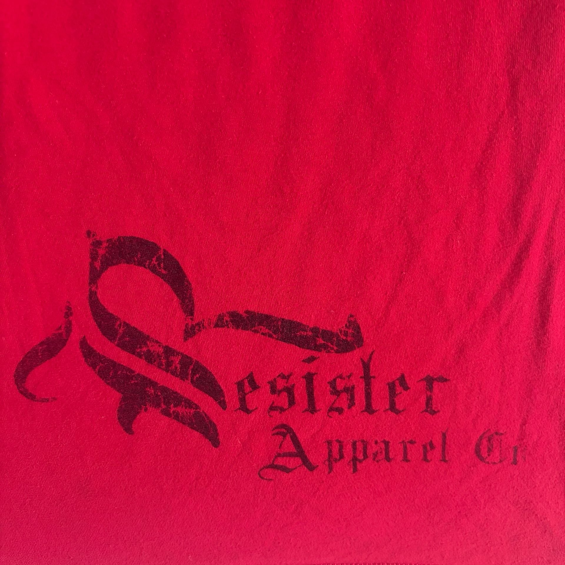 Resister Apparel Co. Red Graphic Crest T-Shirt 5