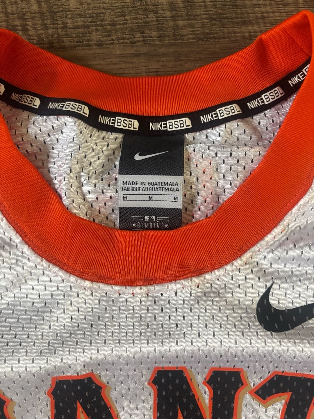 San Francisco Giants Basketball Jersey Size M New Old Stock MLB Baseball 4
