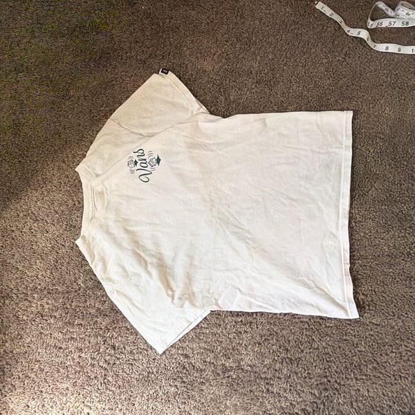 Vans Classic Men’s White Off The Wall Graphic Tee Size Small