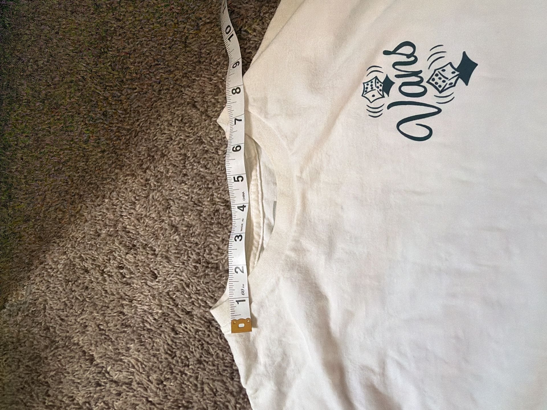 Vans Classic Men’s White Off The Wall Graphic Tee Size Small 5