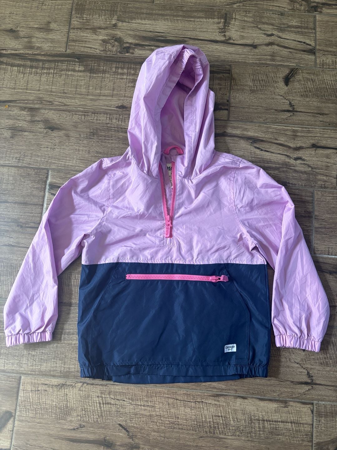 OshKosh B'Gosh Little/Big Girls' Popover Packable Windbreaker Jacket 2