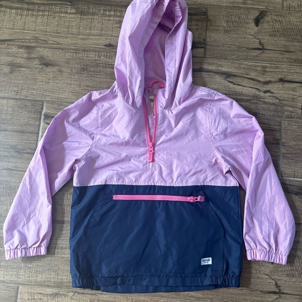 OshKosh B'Gosh Little/Big Girls' Popover Packable Windbreaker Jacket
