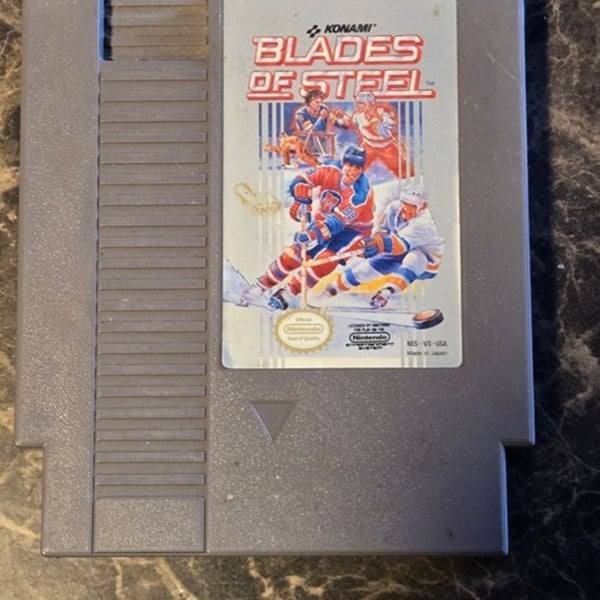 Blades of Steel Nintendo Entertainment System (NES) Game Cartridge