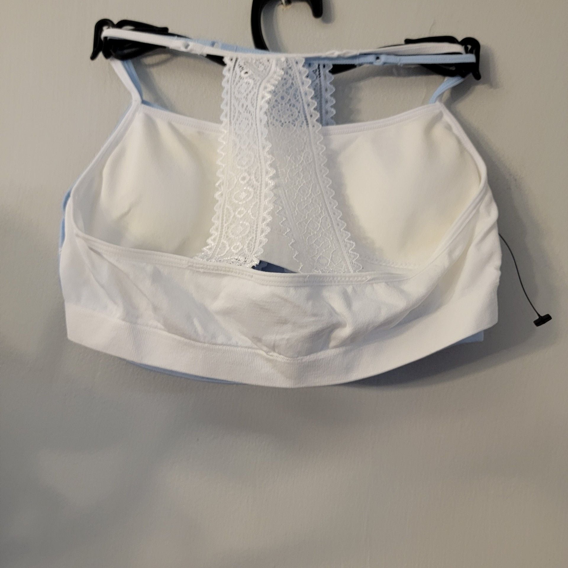 Wonder Nation Girls' Lace Racerback Bralette 2-Pack 3