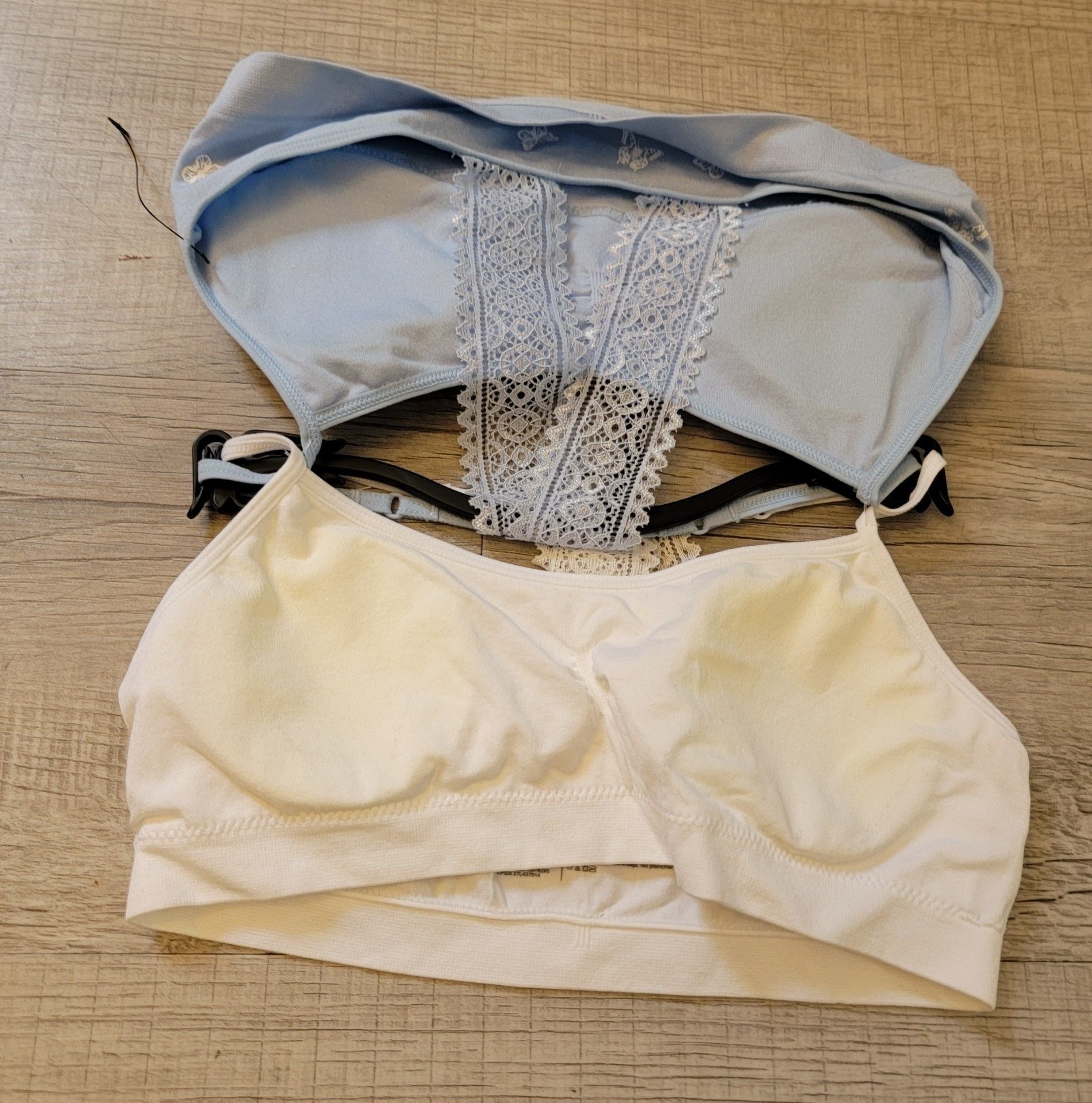 Wonder Nation Girls' Lace Racerback Bralette 2-Pack 2