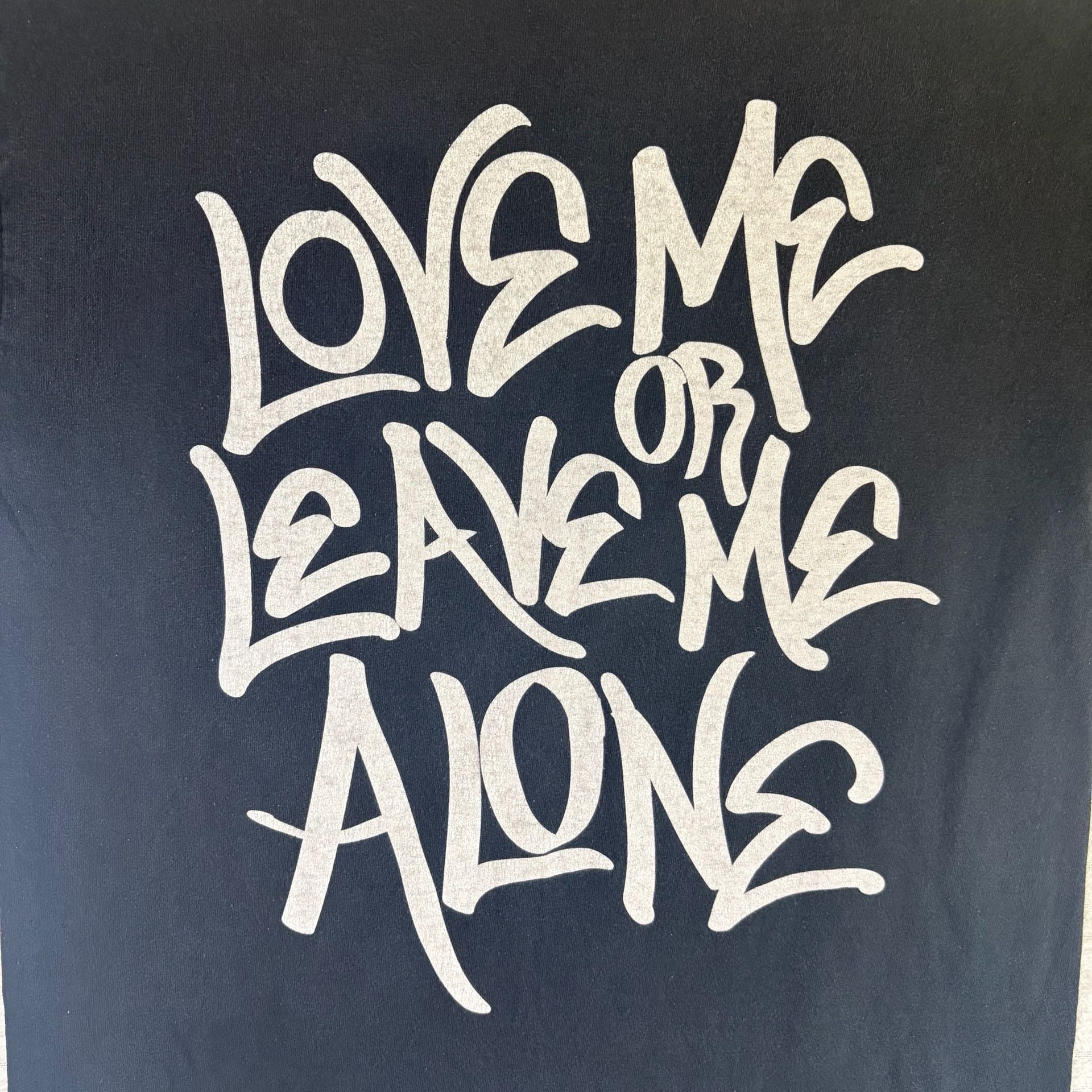 Proverse Positive Poetics Love Me Or Leave Me Alone Graffiti Graphic T-Shirt 3