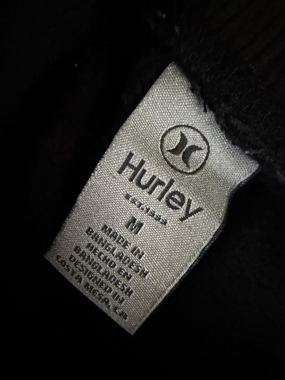Hurley Surf Co. Men's Black Fleece Jogger Sweatpants 4