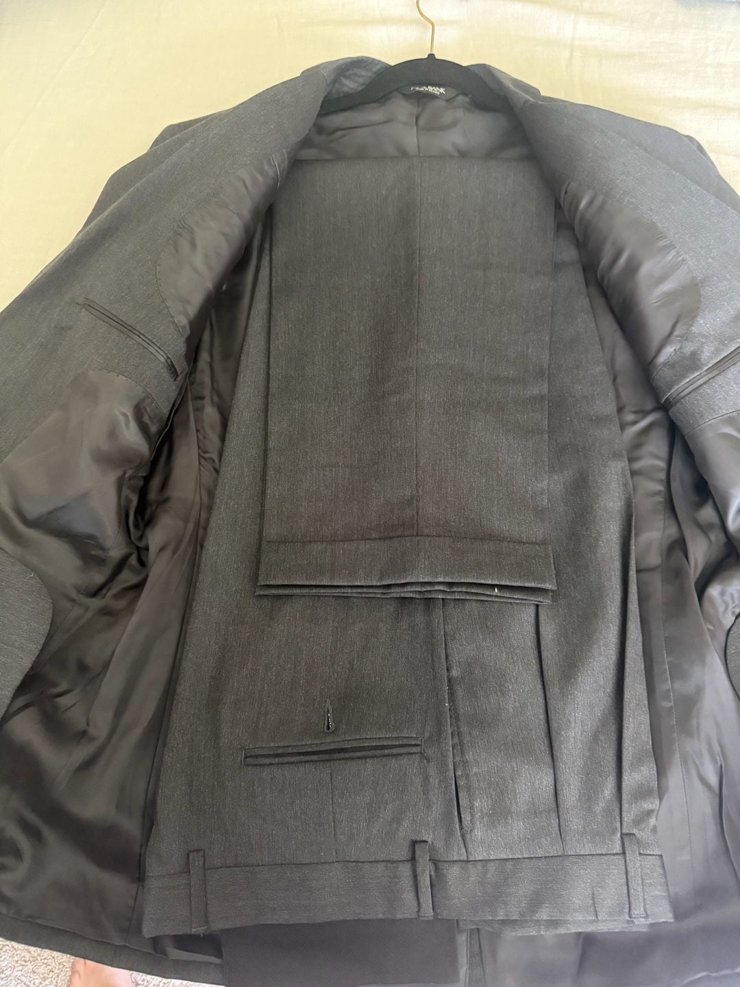 Jos. A. Bank Signature Collection Charcoal Gray Wool Suit 2