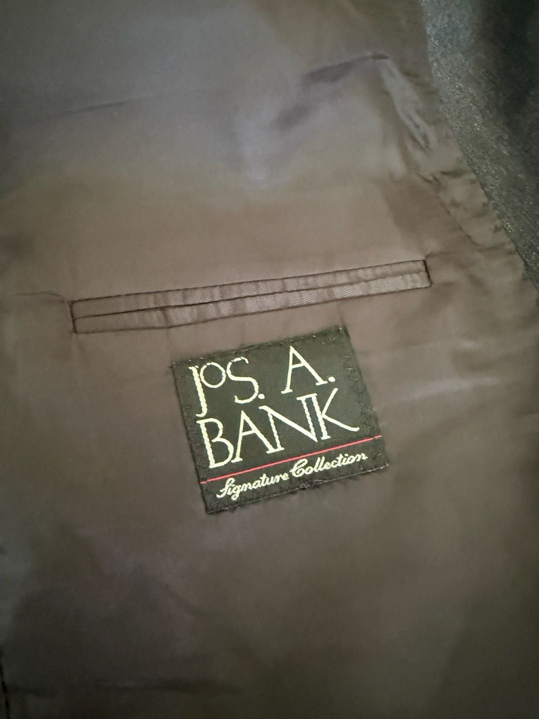 Jos. A. Bank Signature Collection Charcoal Gray Wool Suit 3