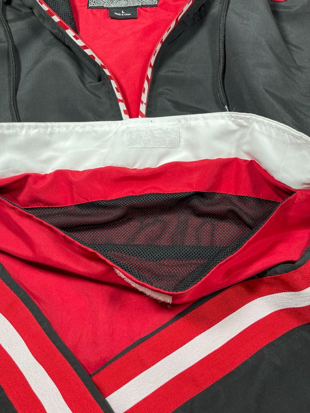 Brooklyn Cloth Notorious Quarter Zip Hooded Windbreaker Jacket 7