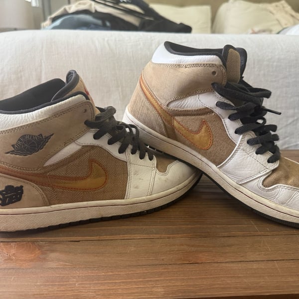 Nike Air Jordan 1 Retro 'Father's Day' Tweed Sneakers (2008)