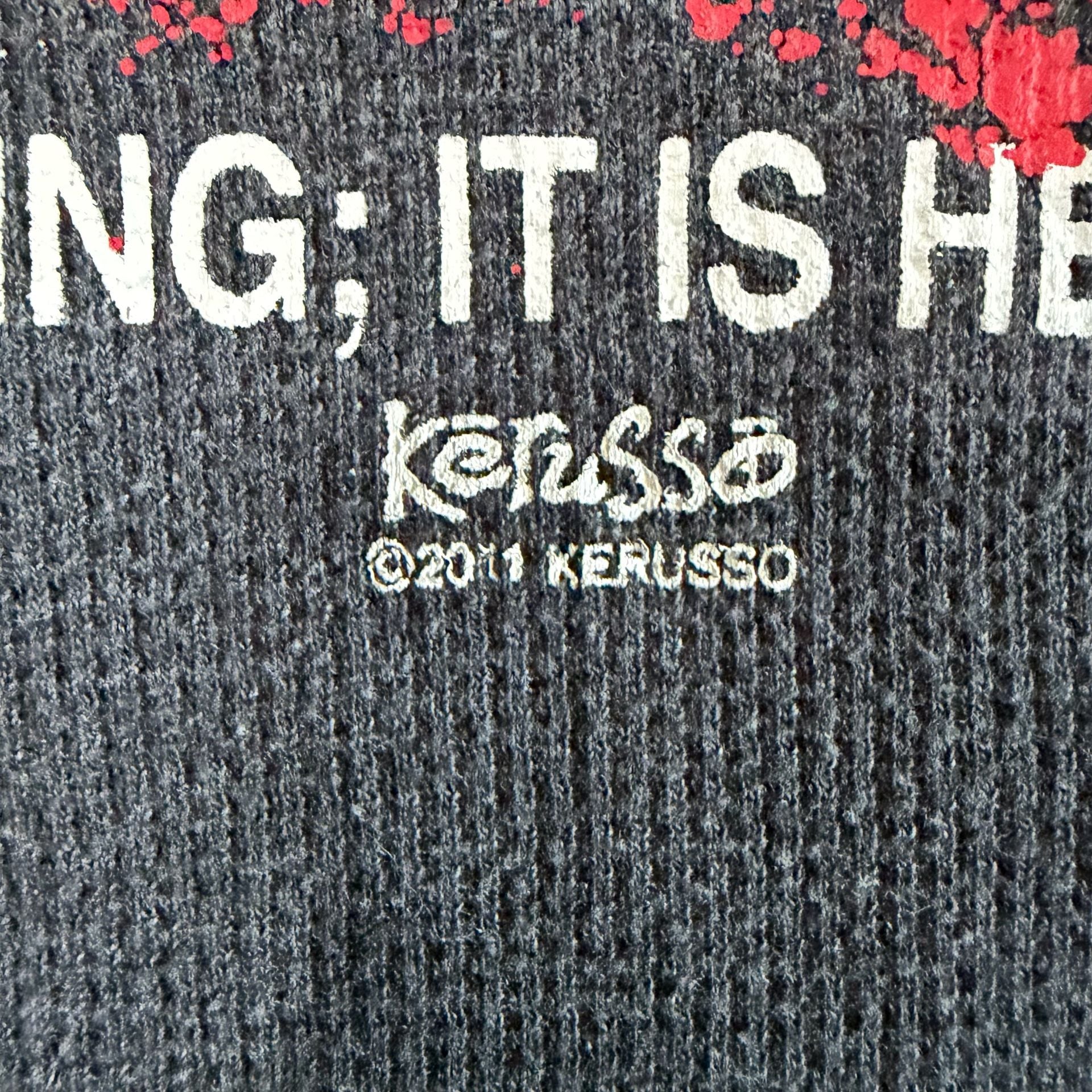 Kerusso Saved By The King Of Kings Waffle Knit Long Sleeve Shirt 3