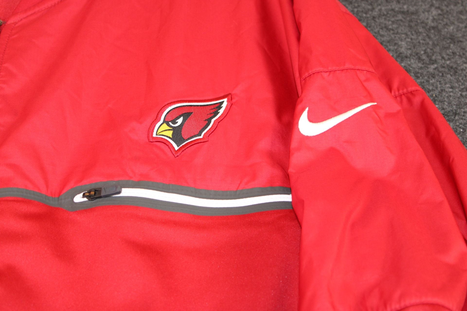 Arizona Cardinals Nike Elite Hybrid Performance Full Zip Jacket 7