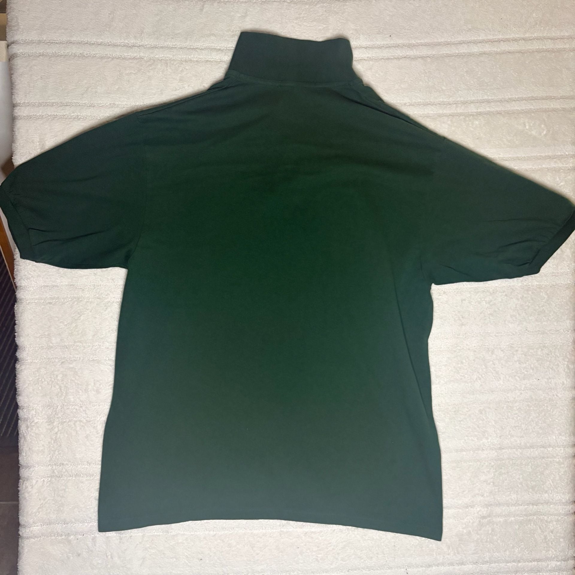 Jerzees Spotshield Stain Resistant Short Sleeve Polo Shirt Green Size Large 5