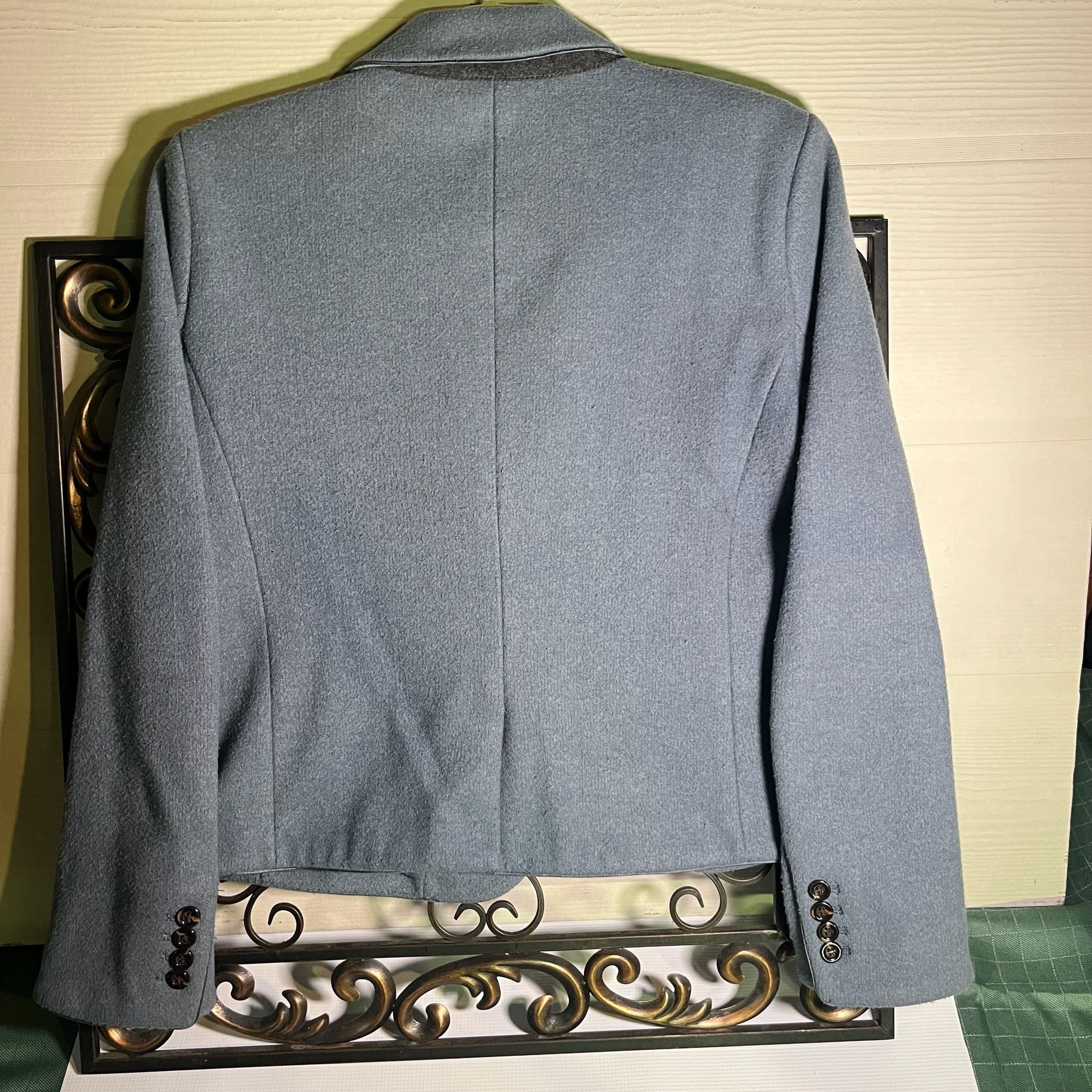 Ann Taylor Soft Linen Pant Suit Wool Jacket 4