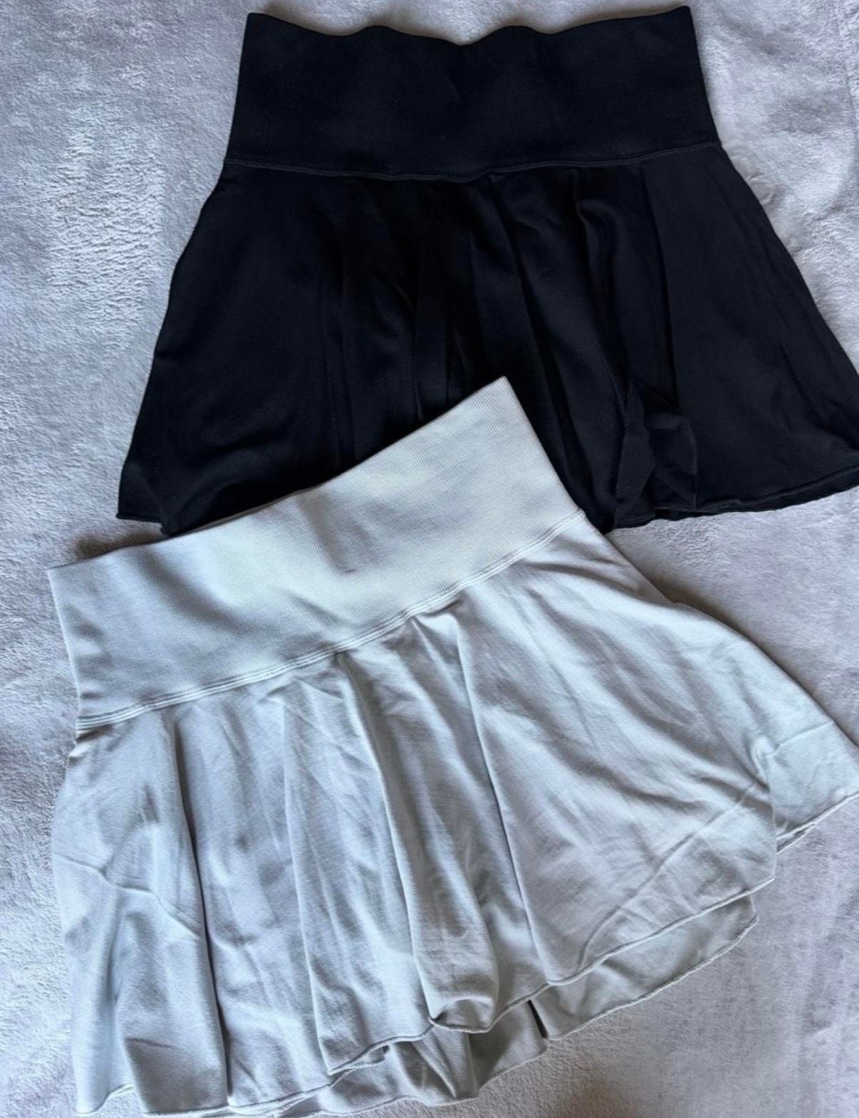 OQQ Women's High-Waist Athletic Skort with Built-in Shorts 1