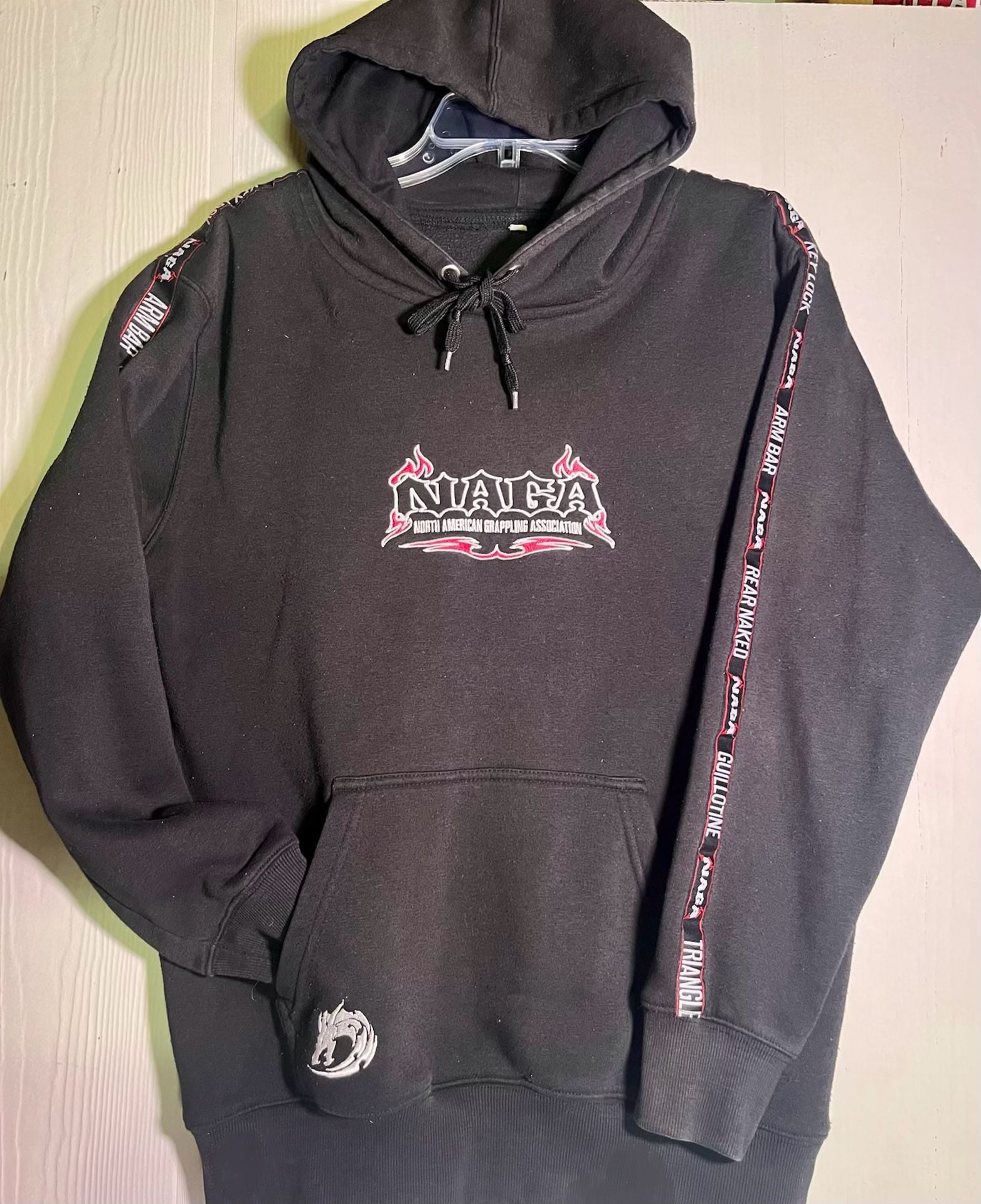 NAGA North American Grappling Association Warrior Logo Pullover Hoodie 2