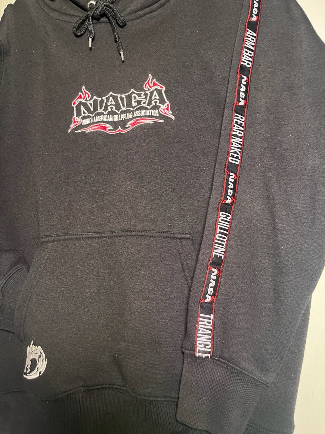 NAGA North American Grappling Association Warrior Logo Pullover Hoodie 5