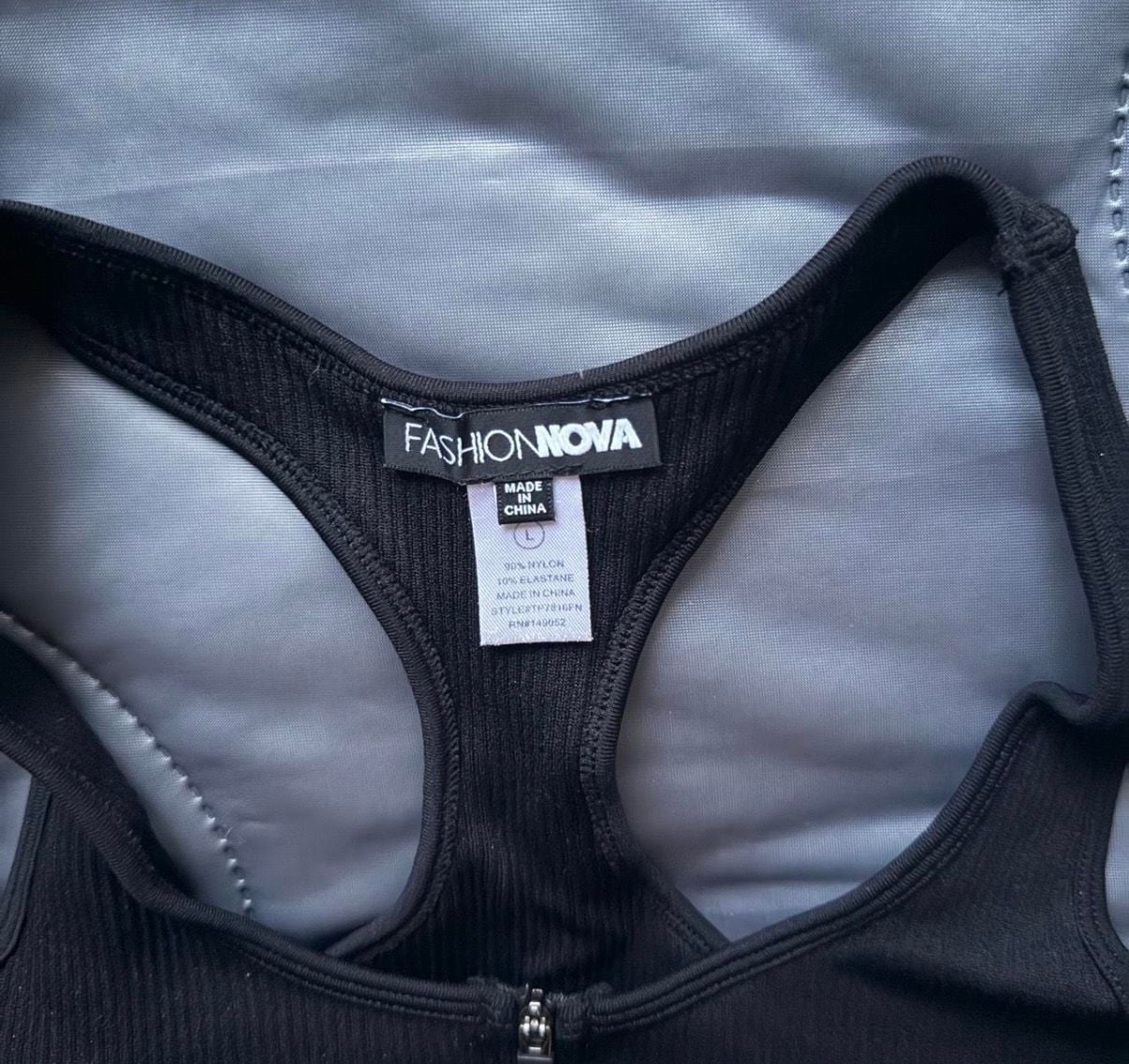 Fashion Nova Taking Over Active Ribbed Zip Up Sports Bra 3