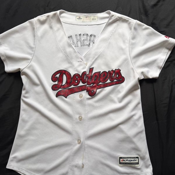 Majestic Los Angeles Dodgers Clayton Kershaw 4th of July Independence Day Cool Base Jersey