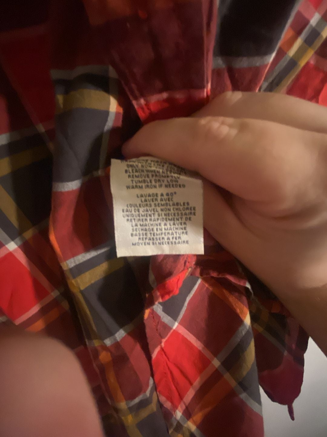 Denim & Supply Ralph Lauren Men's L Red Plaid Long Sleeve Flannel Work Shirt 5