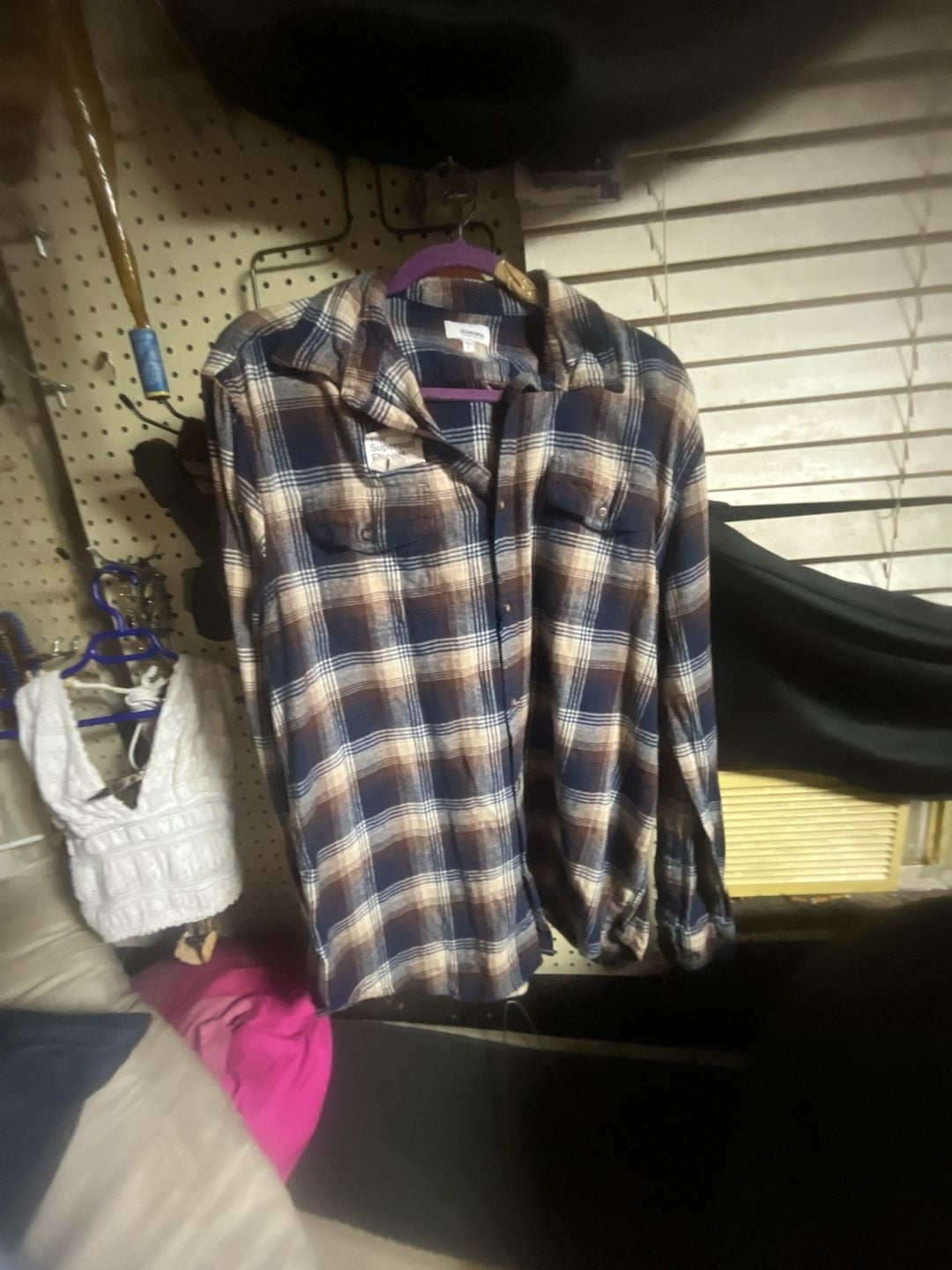Sonoma Goods For Life Men's Plaid Flannel Button Down Shirt 1