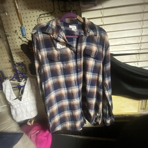 Sonoma Goods For Life Men's Plaid Flannel Button Down Shirt