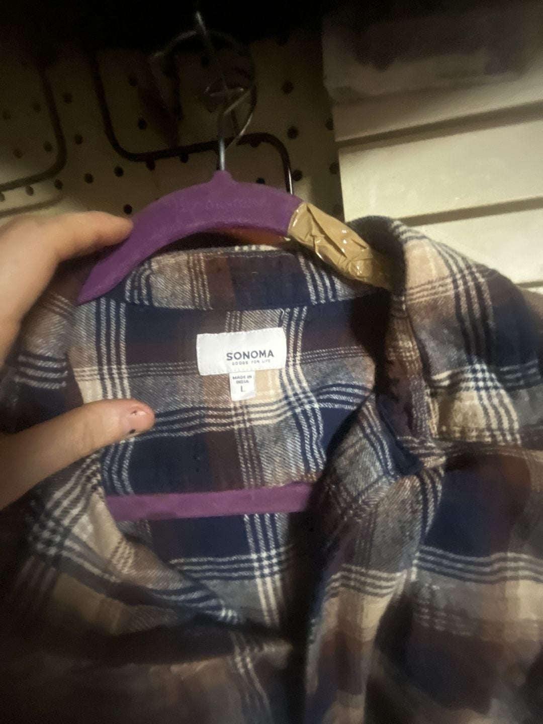 Sonoma Goods For Life Men's Plaid Flannel Button Down Shirt 2