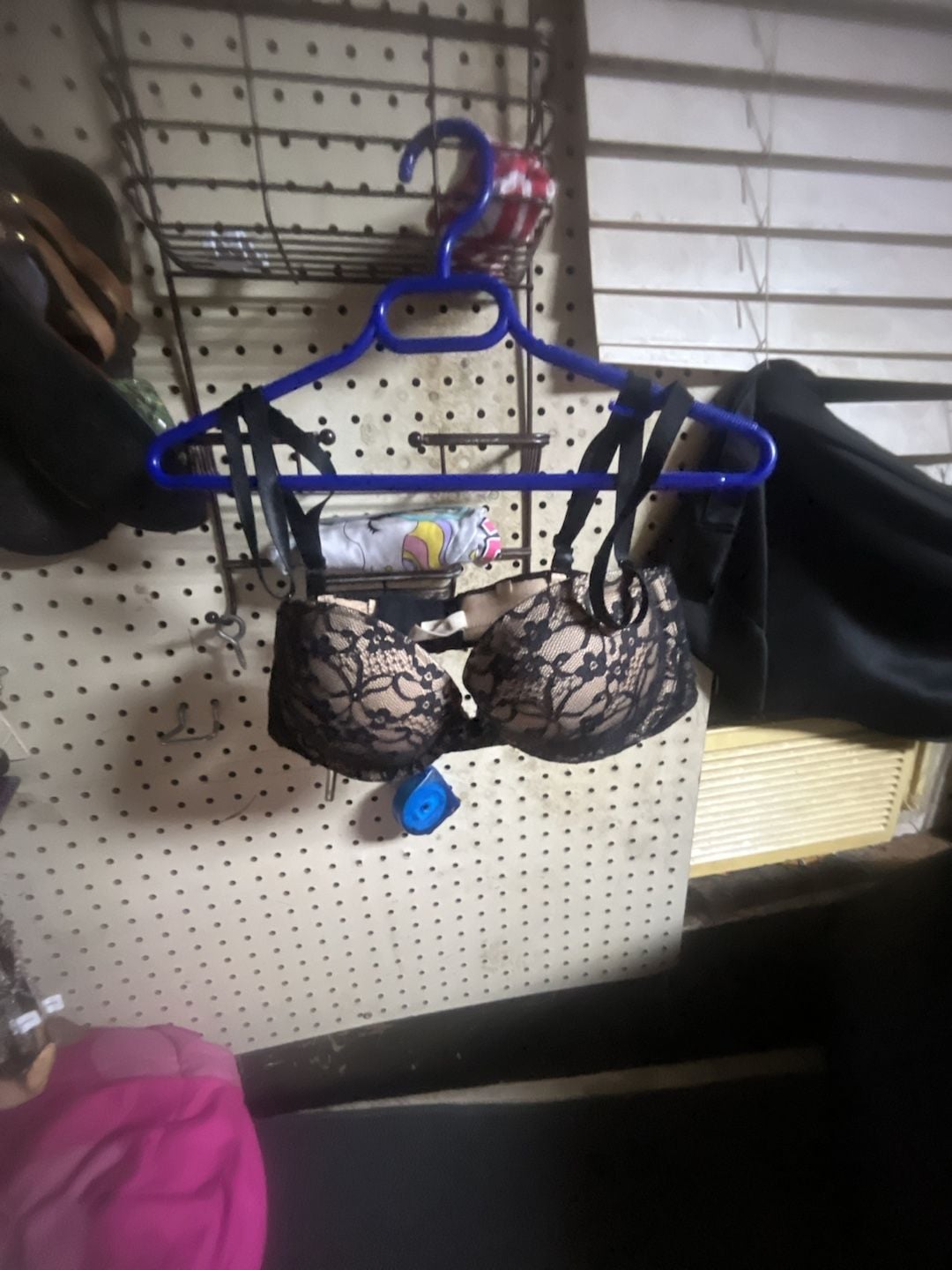 Aerie Black Lace Overlay Push-Up Bra, Size 34B 1
