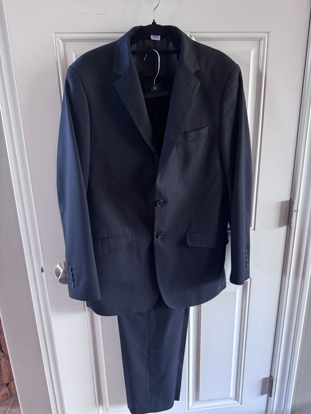 Studio Ferera Men's 2-Piece Suit Black Size 38R/32W 1