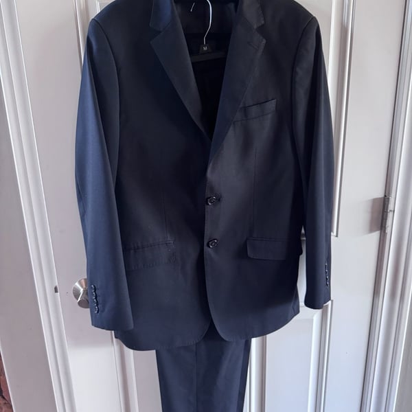 Studio Ferera Men's 2-Piece Suit Black Size 38R/32W