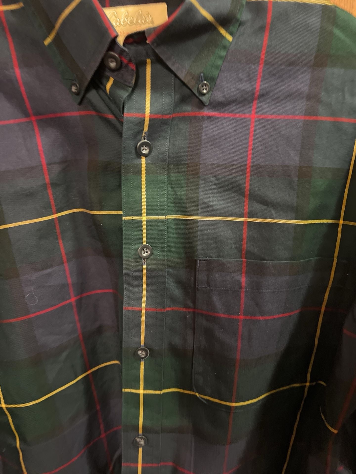 Cabela's Outfitter Series Men's Long Sleeve Button-Down Plaid Shirt 3