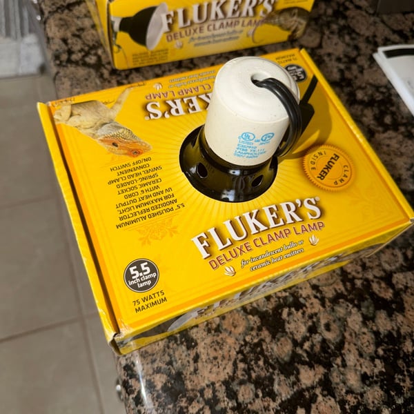 Fluker's Deluxe Clamp Lamp 5.5-Inch Reptile Light Fixture