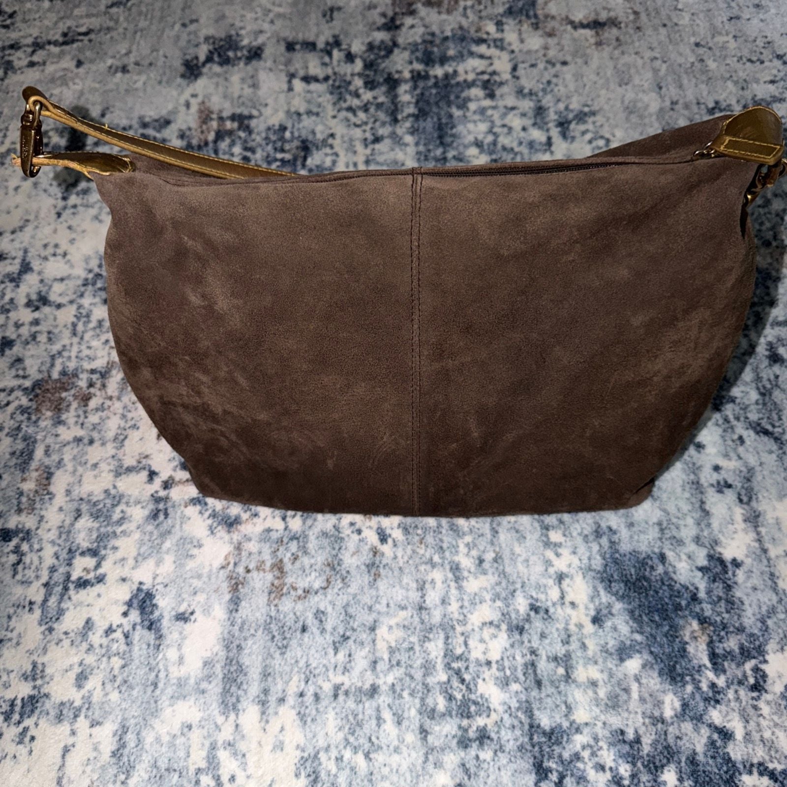 Lauren Ralph Lauren Marcy Suede Hobo Shoulder Bag 5
