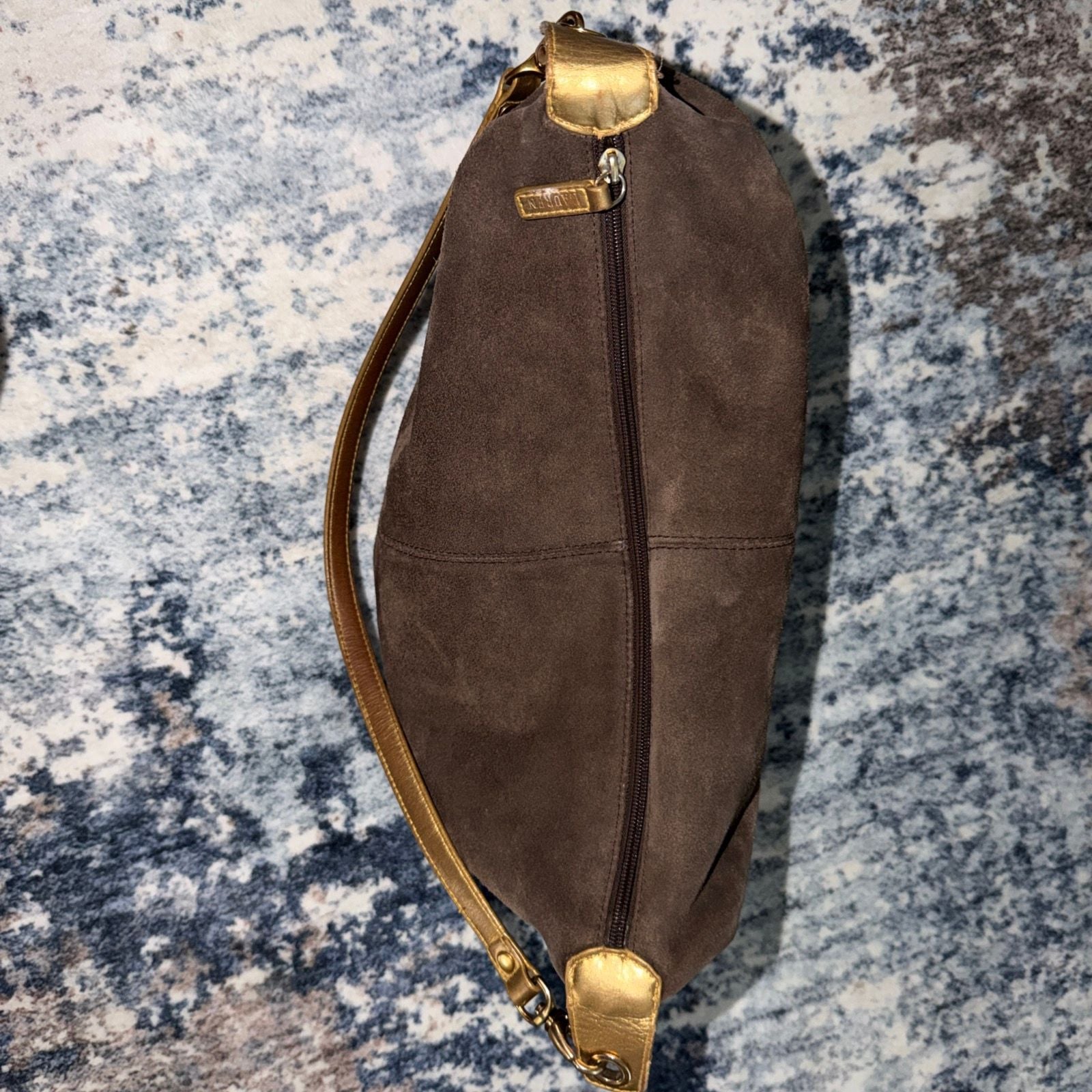 Lauren Ralph Lauren Marcy Suede Hobo Shoulder Bag 8