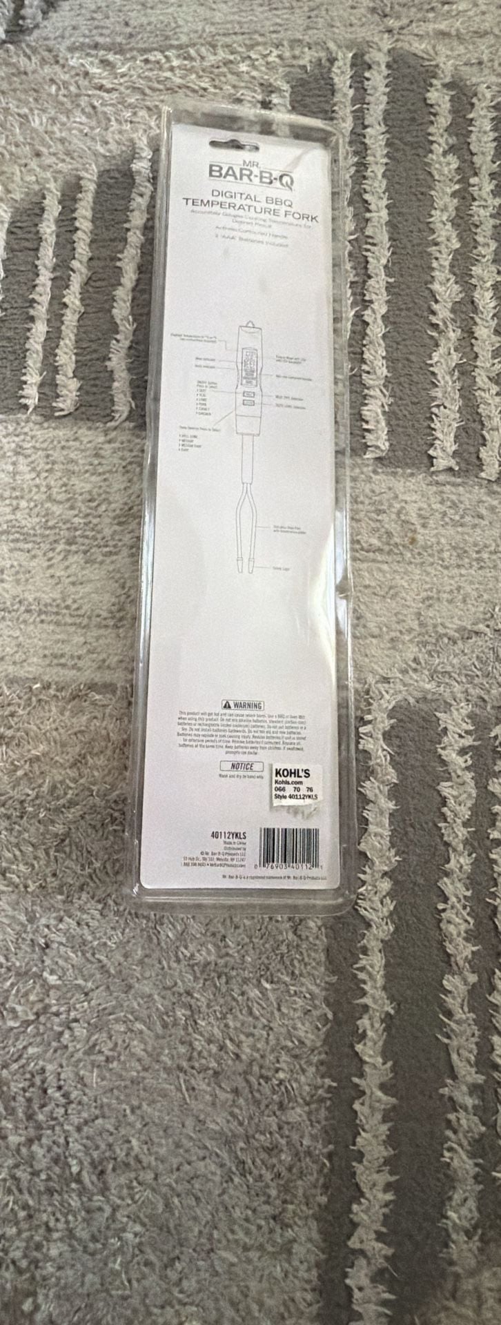 Mr. Bar-B-Q Digital BBQ Temperature Fork 4