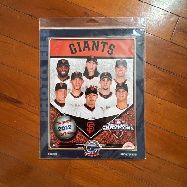San Francisco Giants 2012 National League Champions 8x10 Photo by Photo File