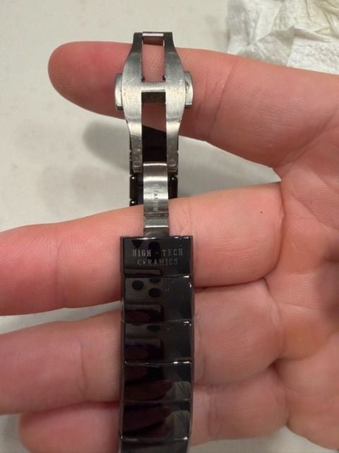 Rado Jubile Black high tech Ceramic Stainless Steel Ladies Watch Bracelet 6