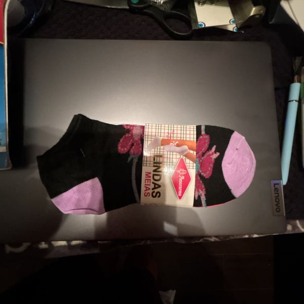 Amorarma Lindas Meias Women's No-Show Floral Ankle Socks 3-Pair Pack size (35-40) us 5-6