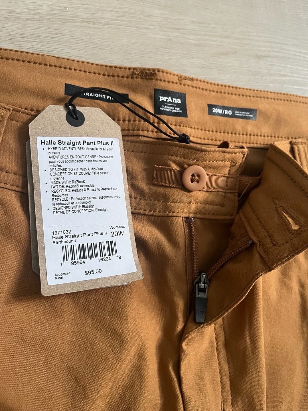 PrAna Women’s Size 20x30 Halle Straight Pant Plus II EarthBound 6