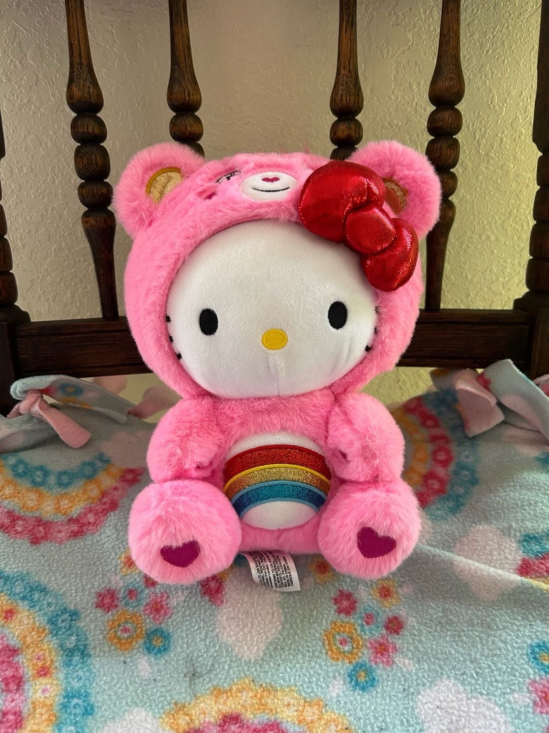 Care Bears x Hello Kitty Cheer Bear Costume Plush Toy 2