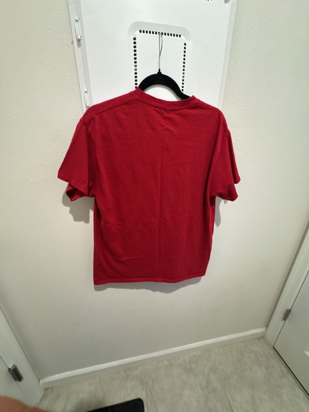 Post Malone Twelve Carat Toothache Red T-Shirt with Butterfly Logo 6