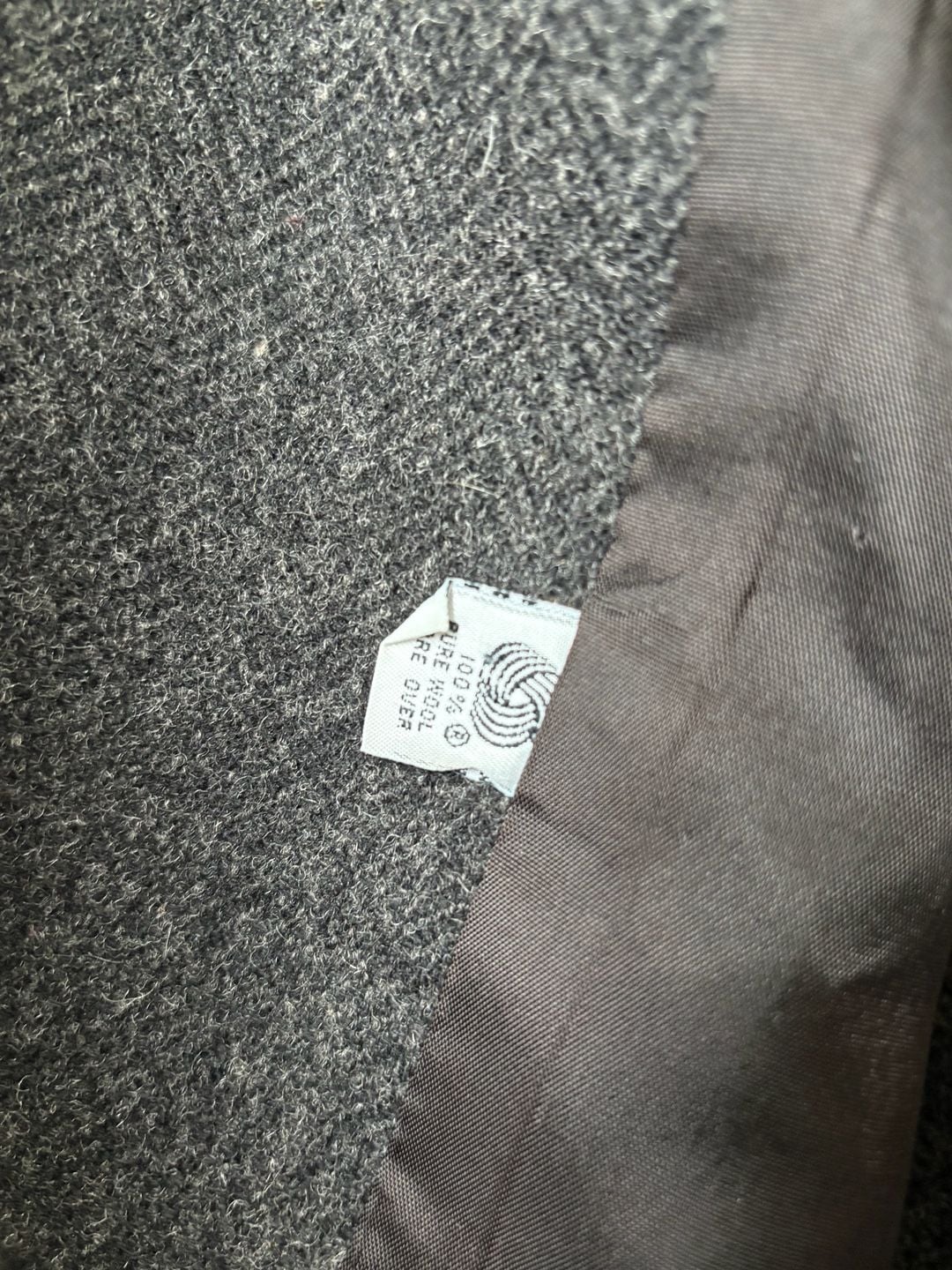 Charter Club Vintage 100% Pure Wool Double-Breasted Long Coat with Velvet Collar 7