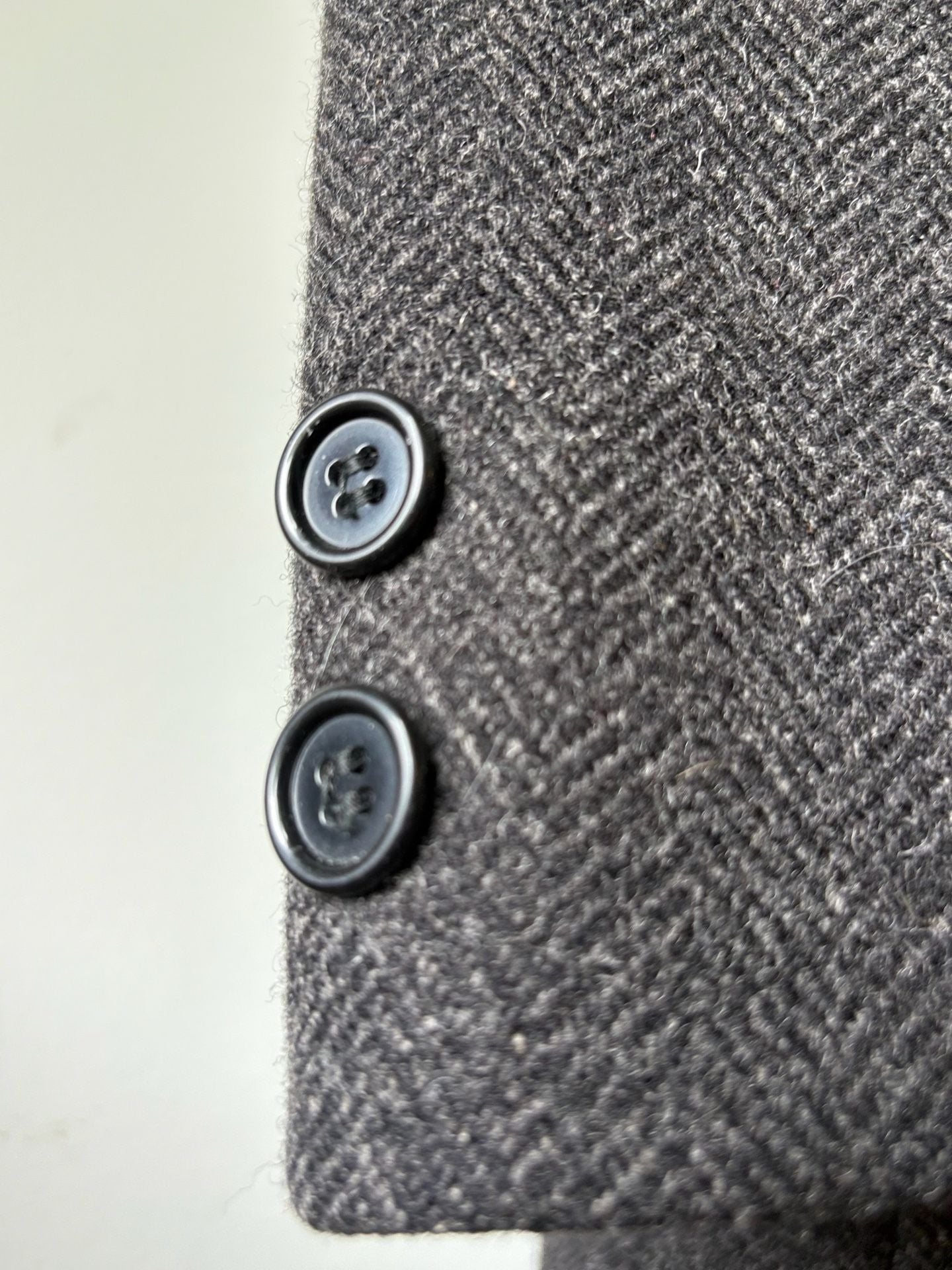 Charter Club Vintage 100% Pure Wool Double-Breasted Long Coat with Velvet Collar 13