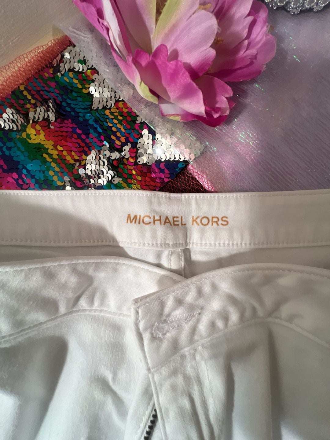 Michael Kors White Denim Jeans 1