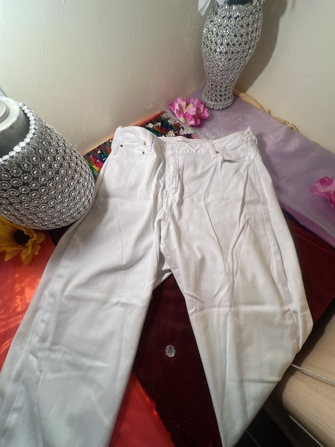 Michael Kors White Denim Jeans 3