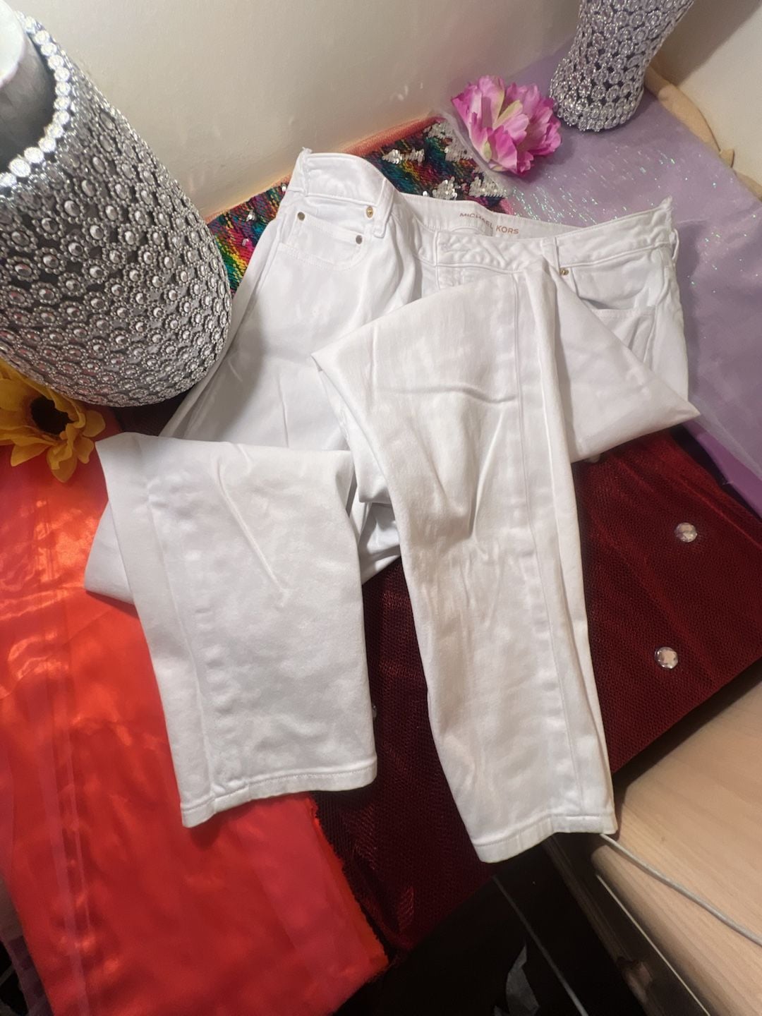 Michael Kors White Denim Jeans 4