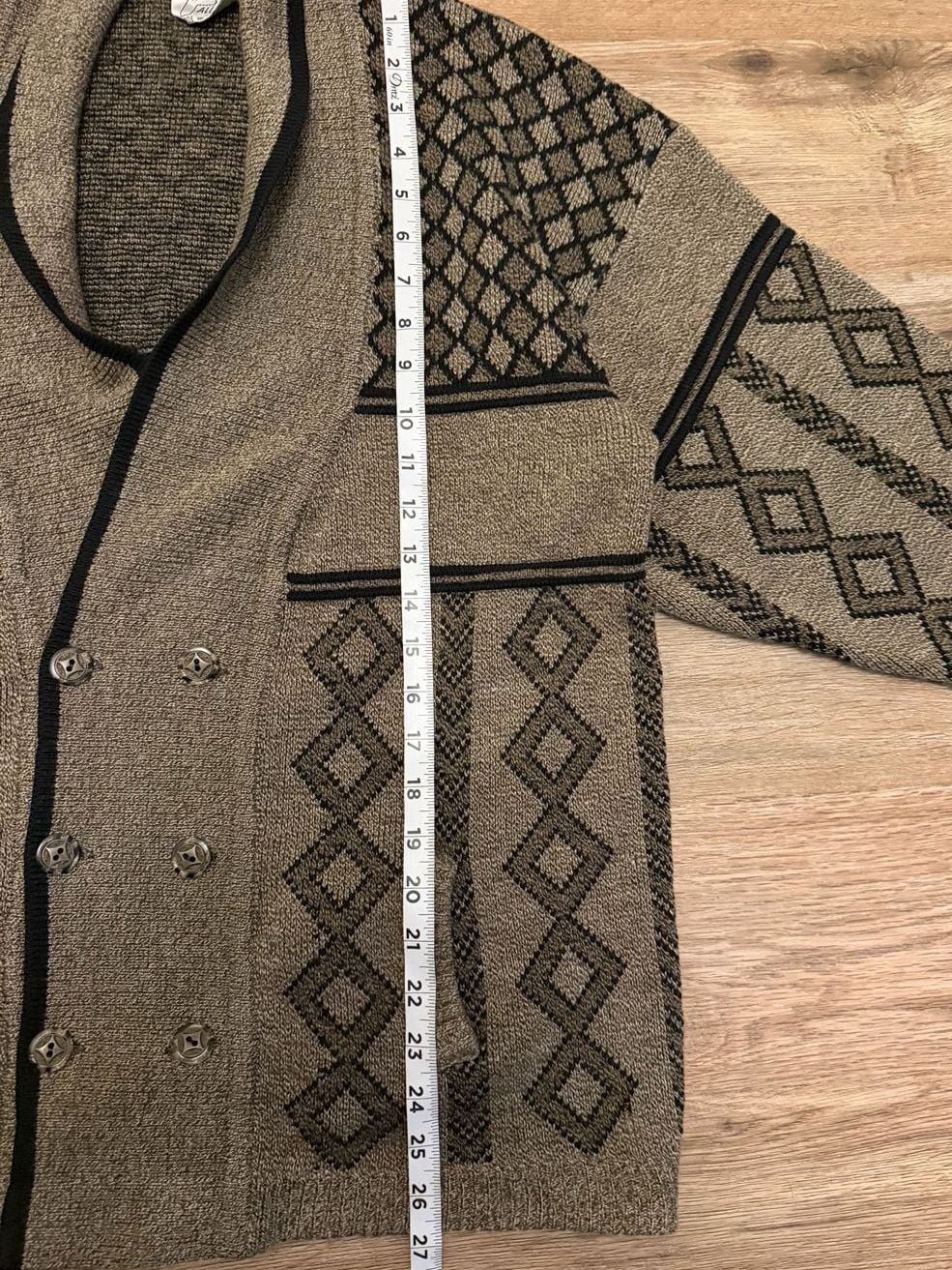 Vintage Firma Aleks Shawl Collar Cardigan 5