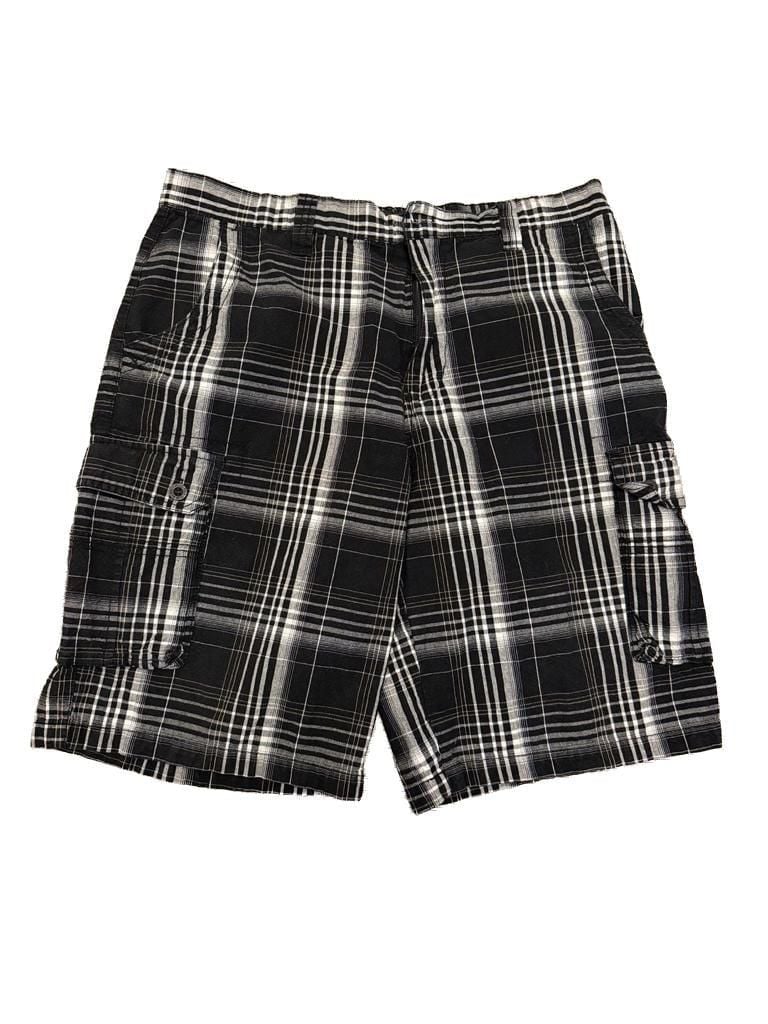 Polo Club Men's Plaid Cargo Shorts Size 34 2