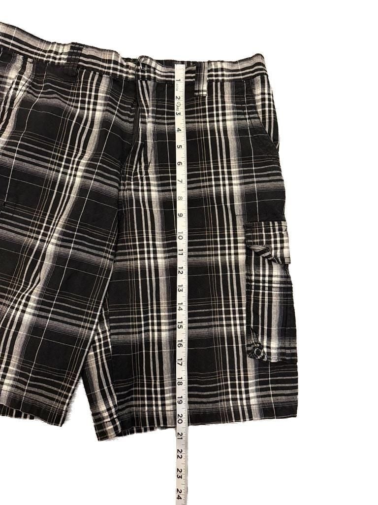 Polo Club Men's Plaid Cargo Shorts Size 34 4